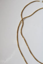 NEW Gold Tone Sterling Silver Snake Chain Necklace