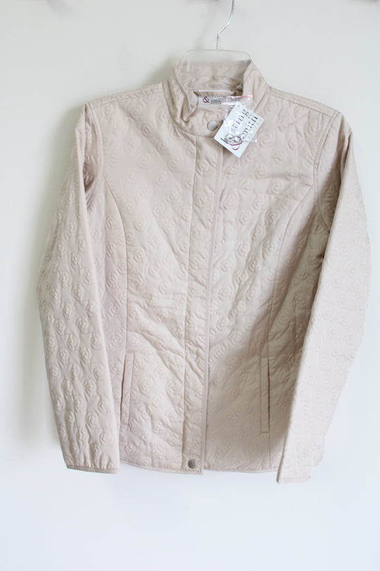 NEW Hasting & Smith Cream Embroidered Jacket | S Petite