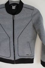 RBX Gray Zip Up Structured Jacket | S