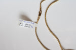 NEW Gold Tone Sterling Silver Snake Chain Necklace