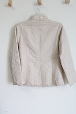 NEW Hasting & Smith Cream Embroidered Jacket | S Petite