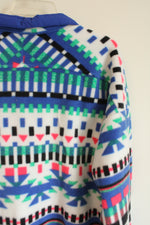 Columbia Aztec Fleece 1/4 Zip Pullover Sweatshirt | M