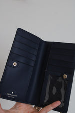 Kate Spade Madison Vase Floral Large Slim Bifold Wallet