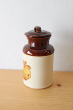 McCoy 251 USA Ceramic Fruit Print Cannister | 7"