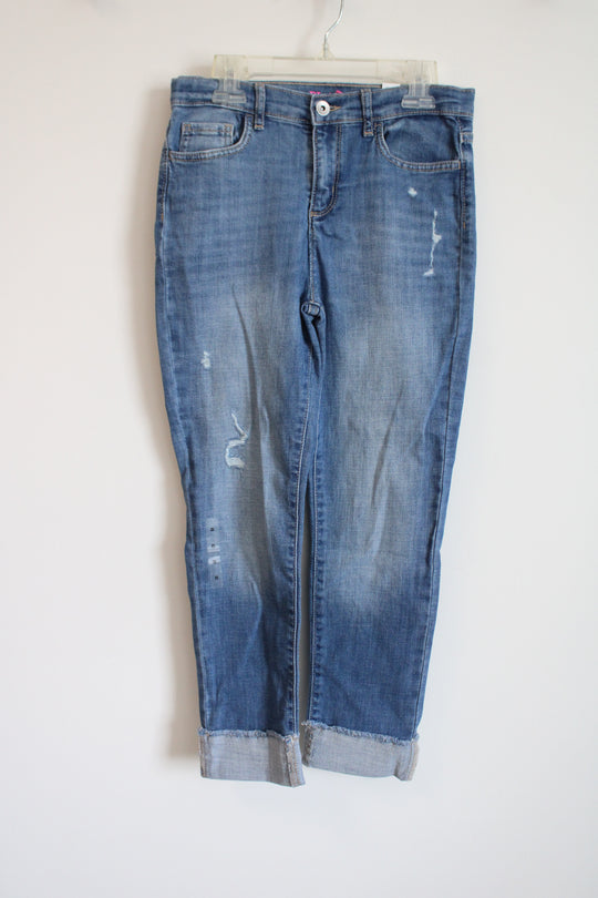 NEW Children's Place Straight Cuffed Jeans | 12
