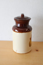 McCoy 251 USA Ceramic Fruit Print Cannister | 7"