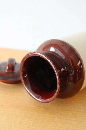 McCoy 251 USA Ceramic Fruit Print Cannister | 7"