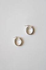 Sterling Silver Oval Hoops