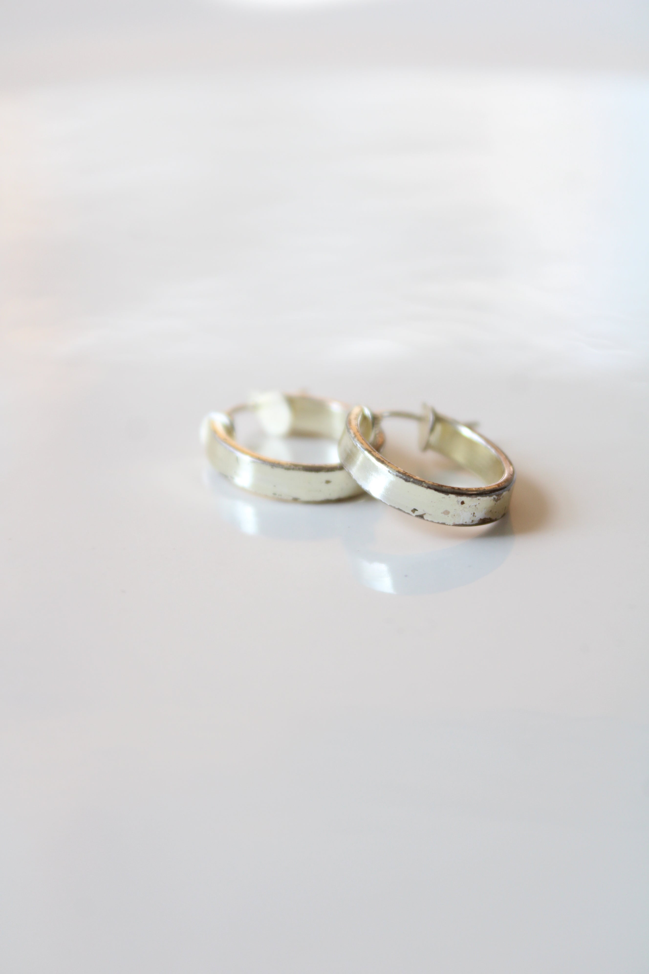 Sterling Silver Oval Hoops