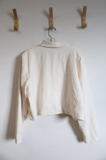 NEW Wild Fable Cream Cropped Blazer | XXL