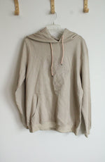 NEW A & Y Tan Lion Embroidered Hoodie | XL
