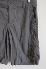 Under Armour Loose Fit Gray Cargo Shorts | Youth XL (18/20)