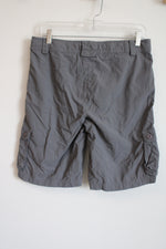 Under Armour Loose Fit Gray Cargo Shorts | Youth XL (18/20)