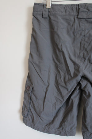 Under Armour Loose Fit Gray Cargo Shorts | Youth XL (18/20)