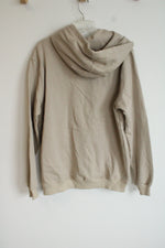 NEW A & Y Tan Lion Embroidered Hoodie | XL