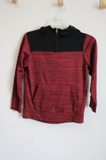 Champion Red Black Fleece Lined Hoodie | Youth M (8/10)