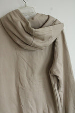 NEW A & Y Tan Lion Embroidered Hoodie | XL