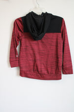 Champion Red Black Fleece Lined Hoodie | Youth M (8/10)