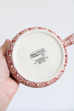 Temptations By Tara Old World Cranberry Handled Soup Bowl