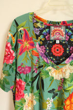 Johnny Was Los Angeles Panya Favorite Floral V-Neck Tee | XXL