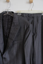 NEW Jos. A. Bank Gray Striped Wool 2-Piece Suit Set | 44R/38W