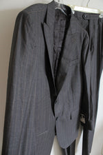 NEW Jos. A. Bank Gray Striped Wool 2-Piece Suit Set | 44R/38W