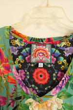Johnny Was Los Angeles Panya Favorite Floral V-Neck Tee | XXL