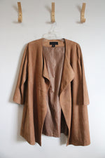 Metaphor Brown Suede Cardigan | M