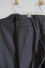 NEW Jos. A. Bank Gray Striped Wool 2-Piece Suit Set | 44R/38W