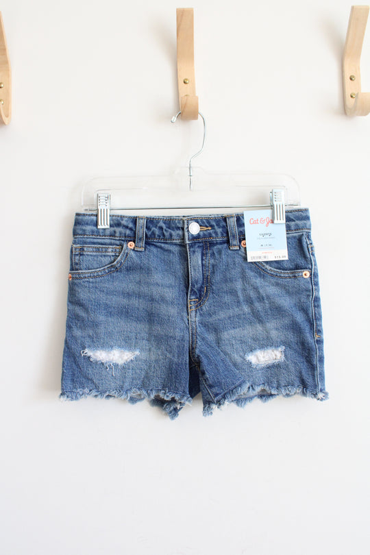 NEW Cat & Jack Stretch Distressed Shorts | Youth M (7/8)