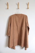 Metaphor Brown Suede Cardigan | M
