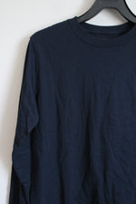 Lands' End Navy Blue Long Sleeved Shirt | Youth XL (18/20)