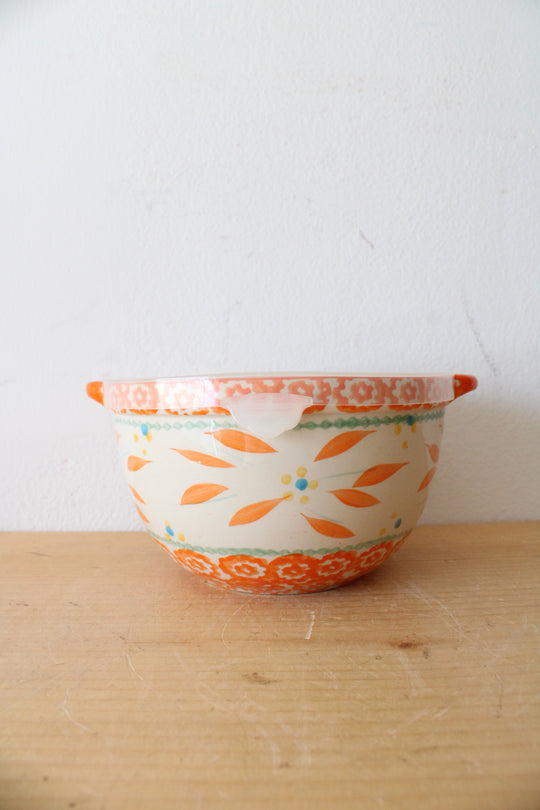 Temptations By Tara Old World Orange 1 Quart Bowl