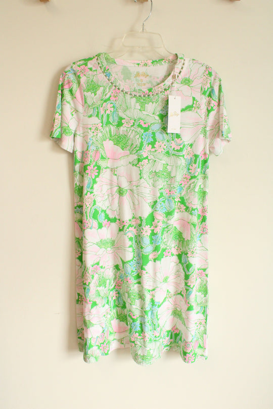 NEW Lilly Pulitzer Putting Green Poppyland Cody Short Sleeved Dress | S