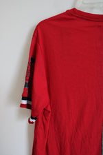 Ecko Unlimited Red Gray Logo Tee | L