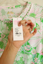 NEW Lilly Pulitzer Putting Green Poppyland Cody Short Sleeved Dress | S