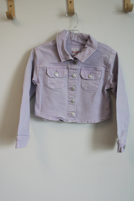Cat & Jack Purple Pastel Denim Jacket | 6/7