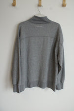 Offline By Aerie Gray Fleece Lined Pullover Sweatshirt | M