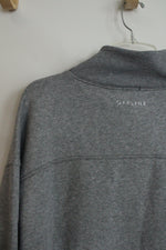 Offline By Aerie Gray Fleece Lined Pullover Sweatshirt | M