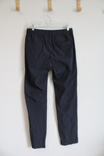Herno Navy Blue Nylon Maestro Trousers | M