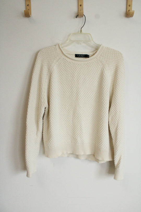 Ralph Lauren Cream Knit Sweaters | XL