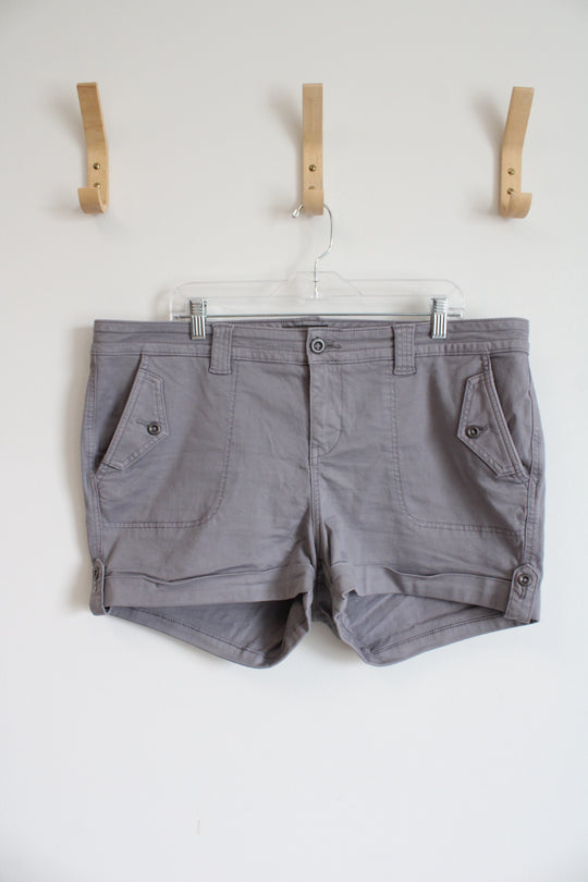 Torrid Cuffed Gray Shorts | 18