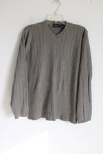 Claiborne Green Knit Sweater | L
