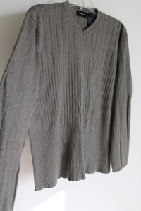 Claiborne Green Knit Sweater | L