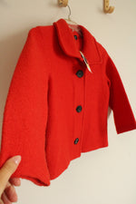 NEW Evan-Picone Poppy Red Wool Jacket | M Petite