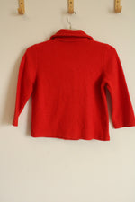 NEW Evan-Picone Poppy Red Wool Jacket | M Petite