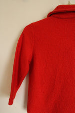 NEW Evan-Picone Poppy Red Wool Jacket | M Petite