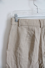 J. Crew Adjustable Waist Tan Shorts | 0