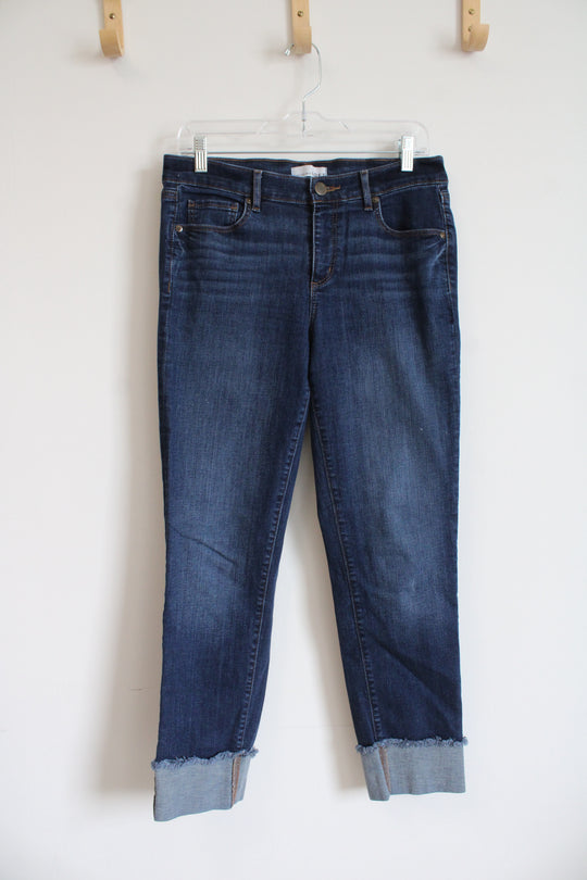 Loft Modern Straight Dark Wash Jeans | 29/8