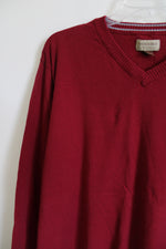 Sonoma Red Knit Sweater | L